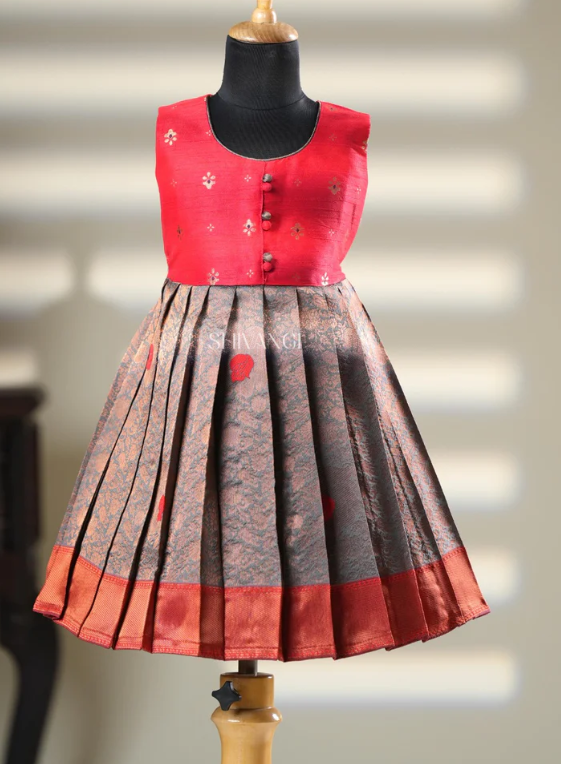 Red Gown for Newborns